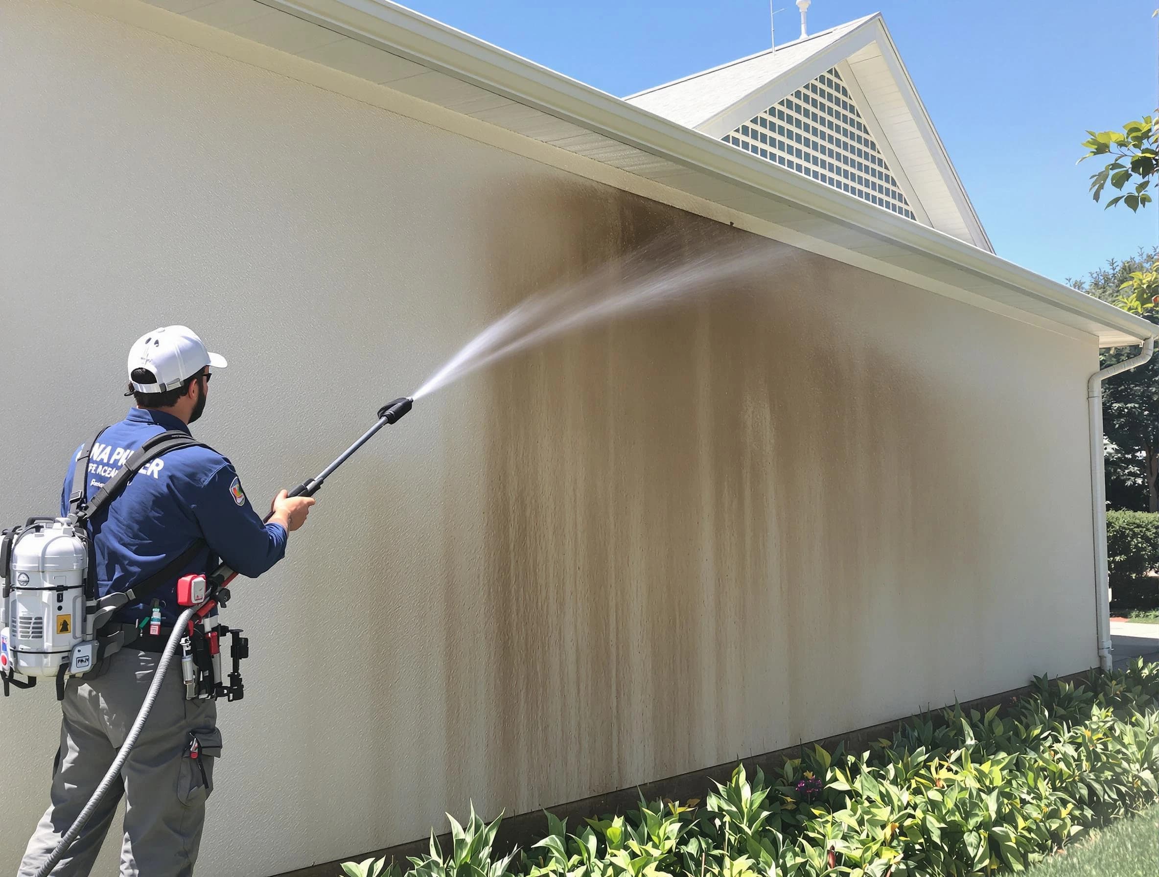 Avon Power Washing expert providing thorough power washing service in Avon